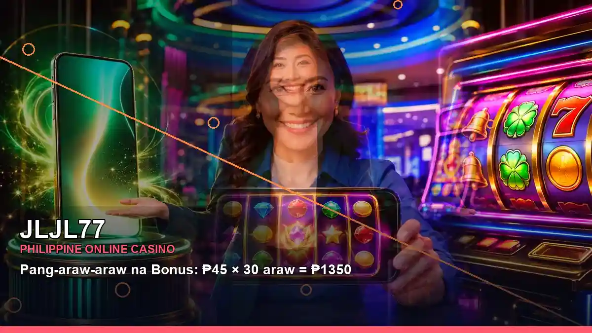 JLJL77 Philippines casino guide featuring cashback rewards and an adult Filipina casino host
