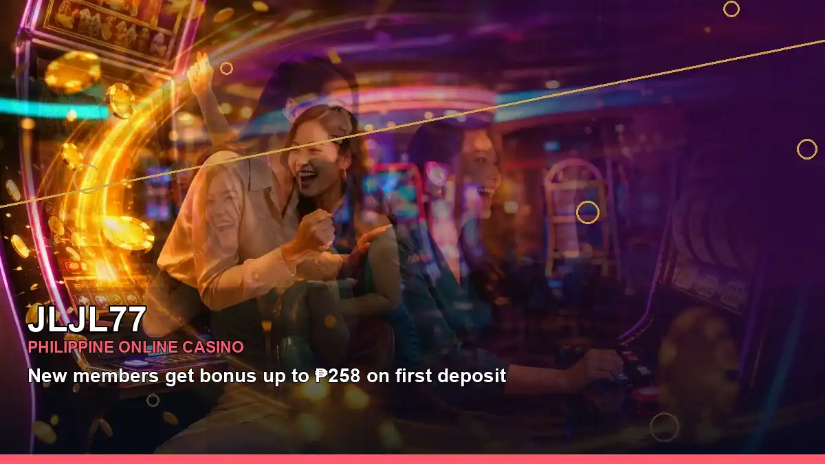 JLJL77 VIP casino lounge with vibrant reels and rewards for players in the Philippines